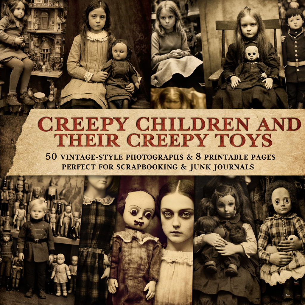 Creepy Vintage Photographs - Vintage Prints, Black and white, Weird Photo, Antique Photo, child print, strange black and white odd bizarre