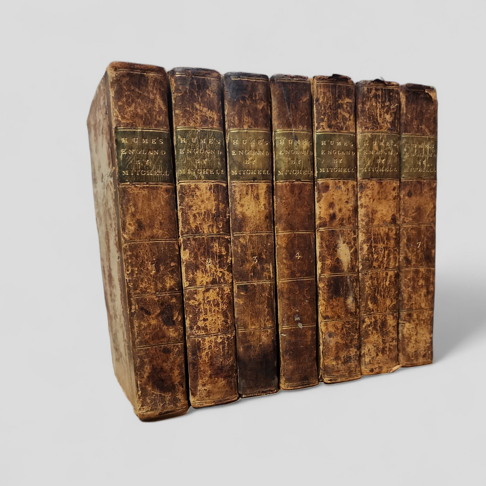 Hume’s History of England (1816) – 8 Volume Set by Rev. George Berkeley Mitchell