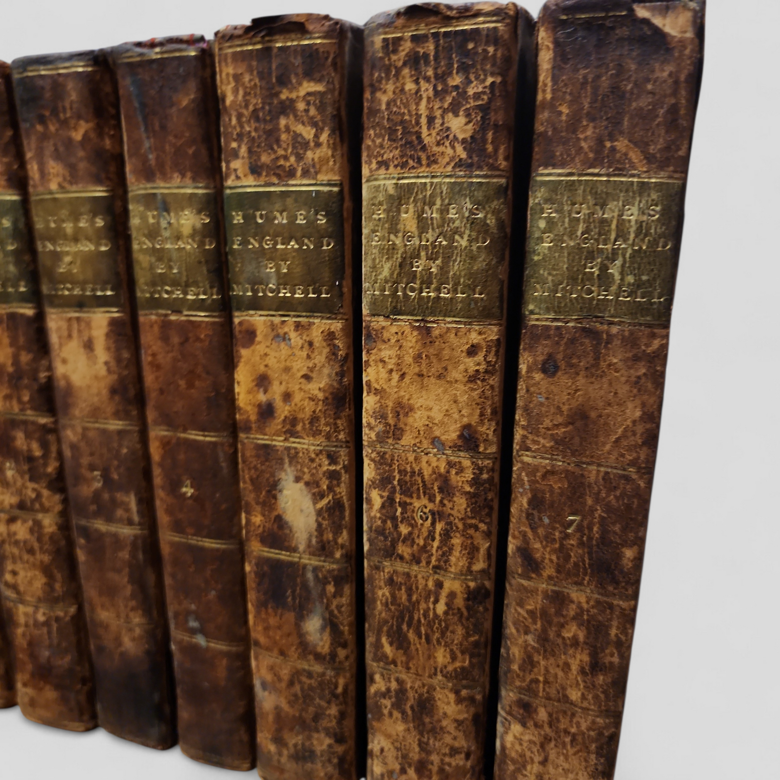 Hume’s History of England (1816) – 8 Volume Set by Rev. George Berkeley Mitchell