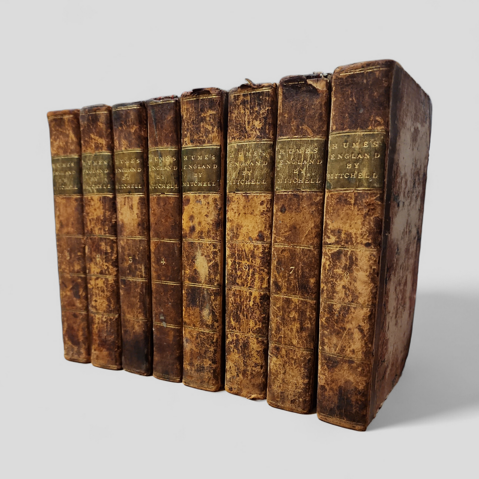 Hume’s History of England (1816) – 8 Volume Set by Rev. George Berkeley Mitchell