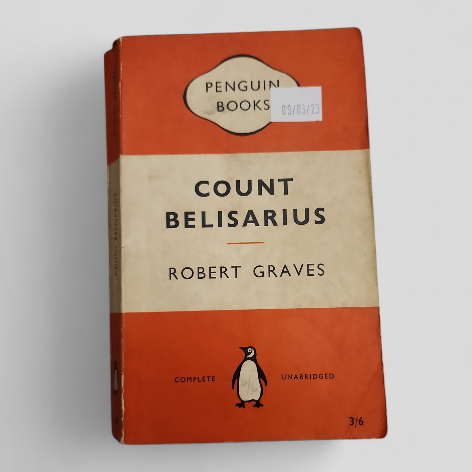 Count Belisarius by Robert Graves | Vintage Penguin 1954