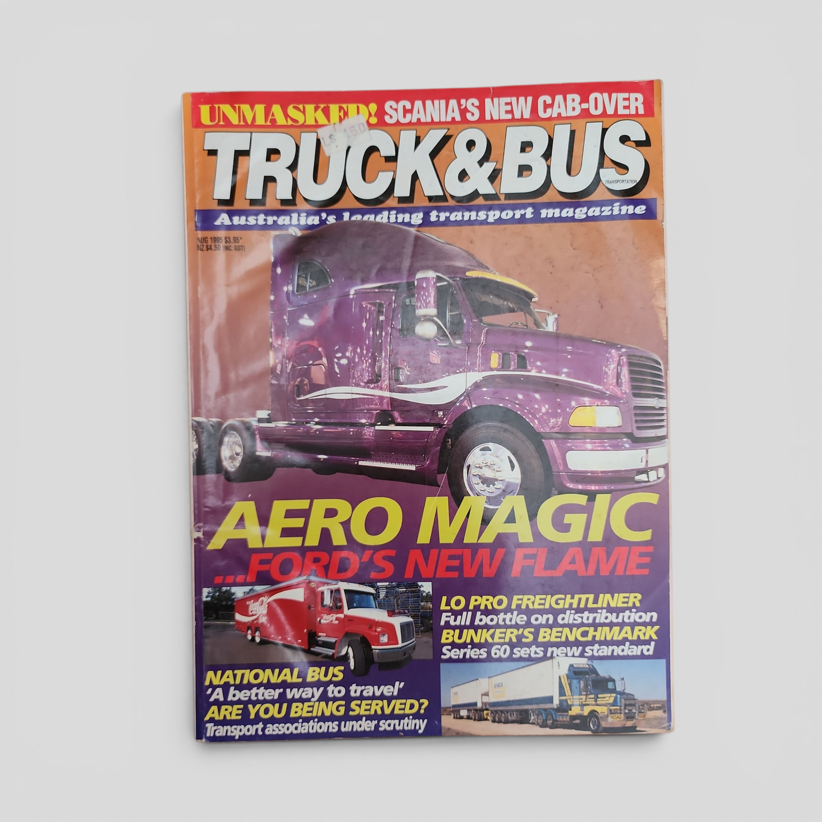 Truck and Bus Transportation Magazine | August 1995 | Ford Aero Magic