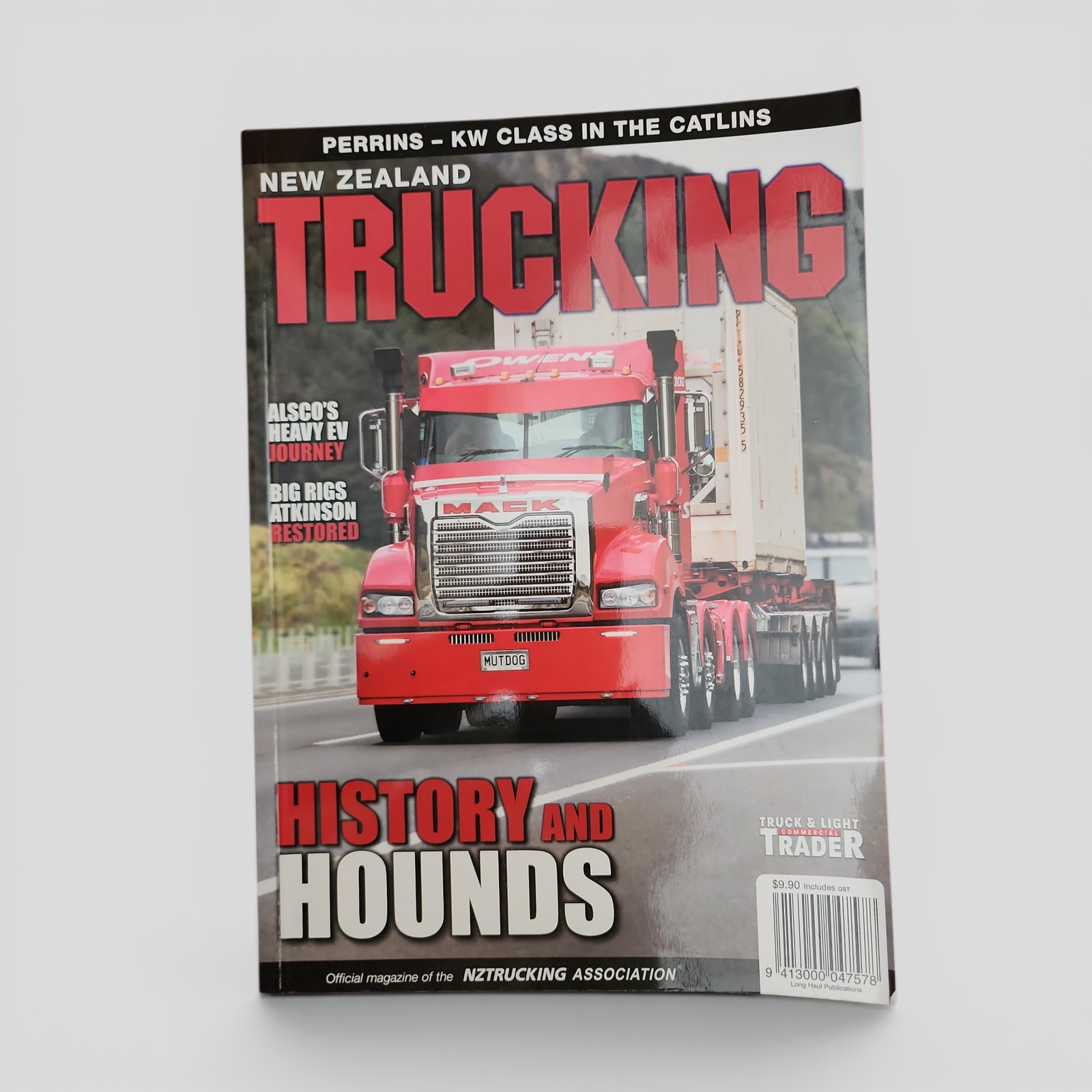 New Zealand Trucking Magazine | History and Hounds | Mack Owens Cover