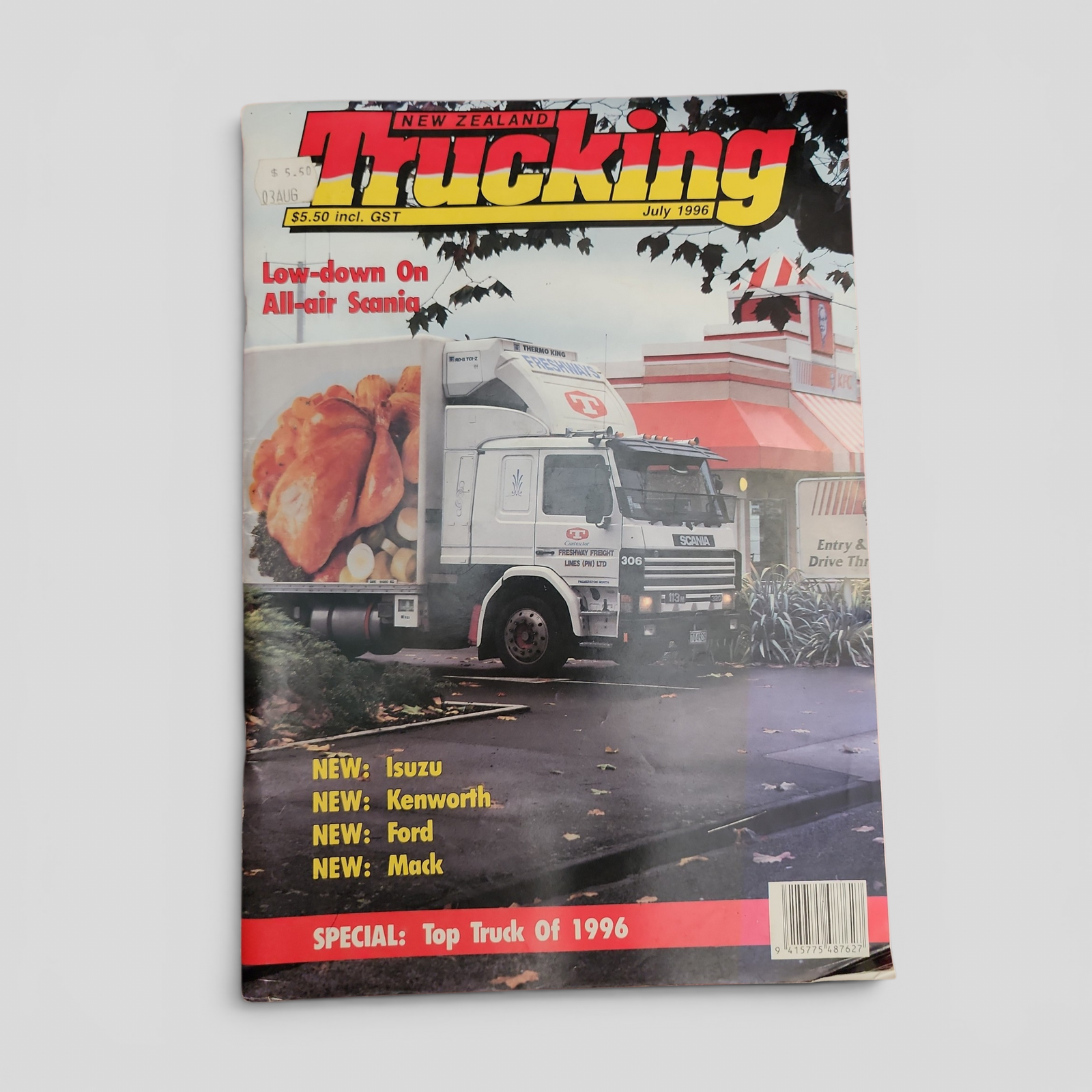New Zealand Trucking Magazine | July 1996 | Scania Top Truck 1996