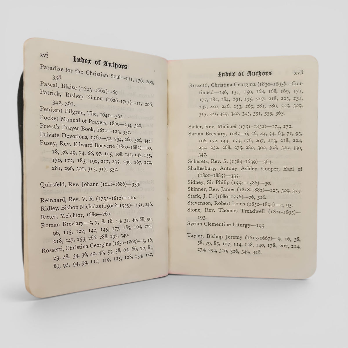 Great Souls at Prayer by Mrs Mary W. Tileston-  Vintage Leather Bound Prayer Book