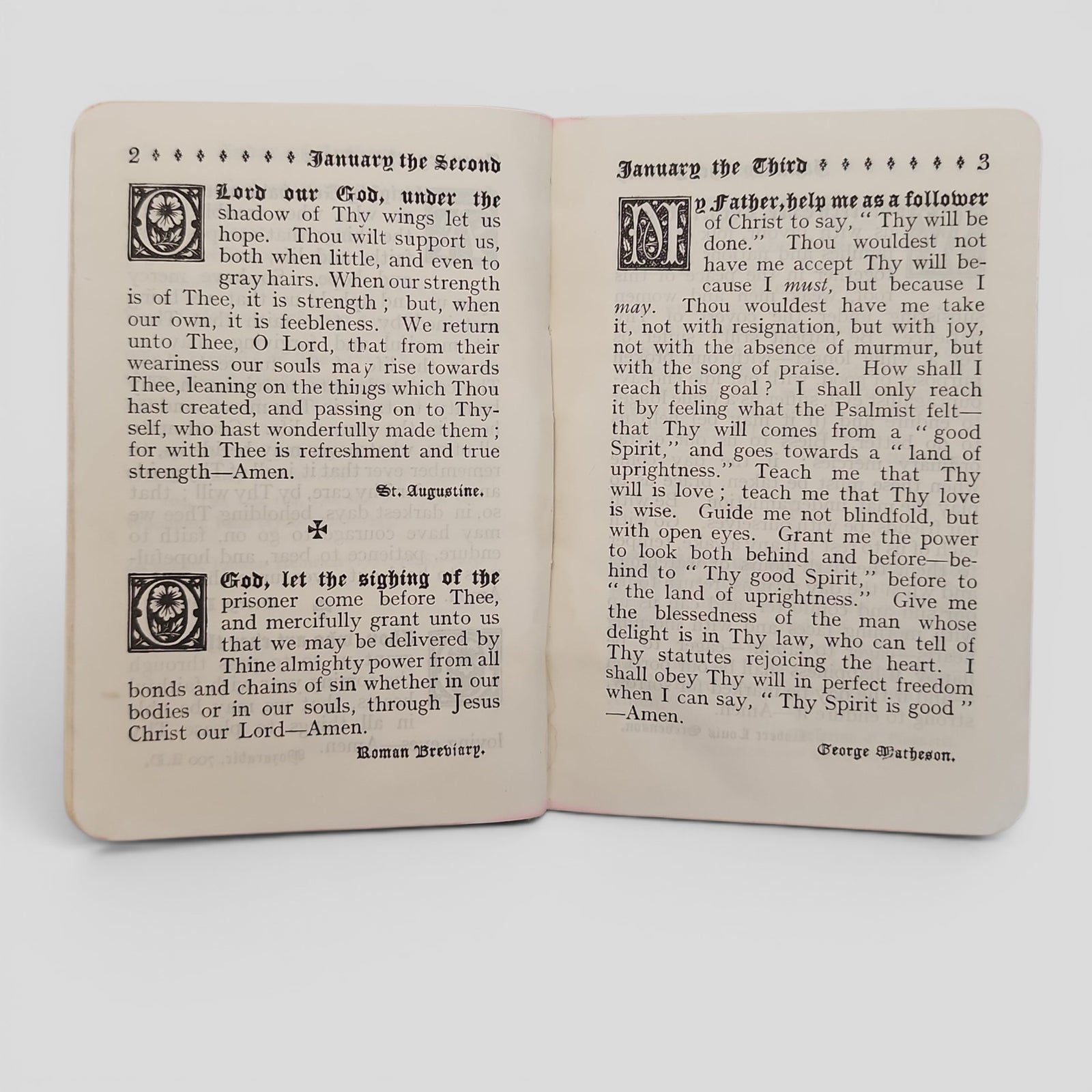 Great Souls at Prayer by Mrs Mary W. Tileston-  Vintage Leather Bound Prayer Book