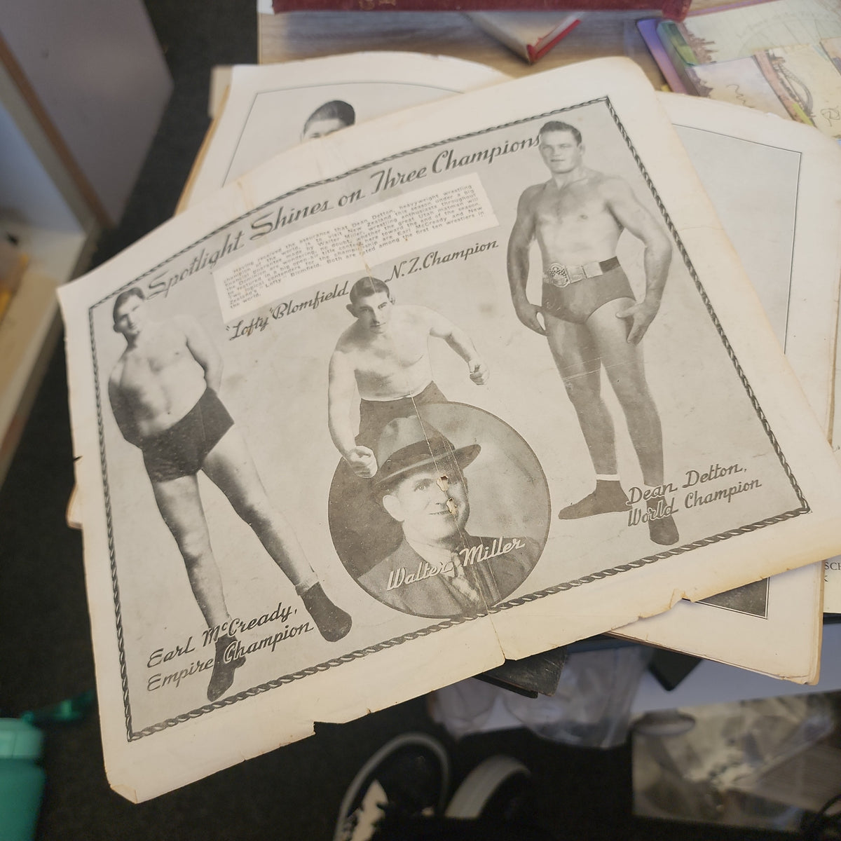 The N.Z. Sporting Life and Referee Guide to Wrestling – 1937 Edition