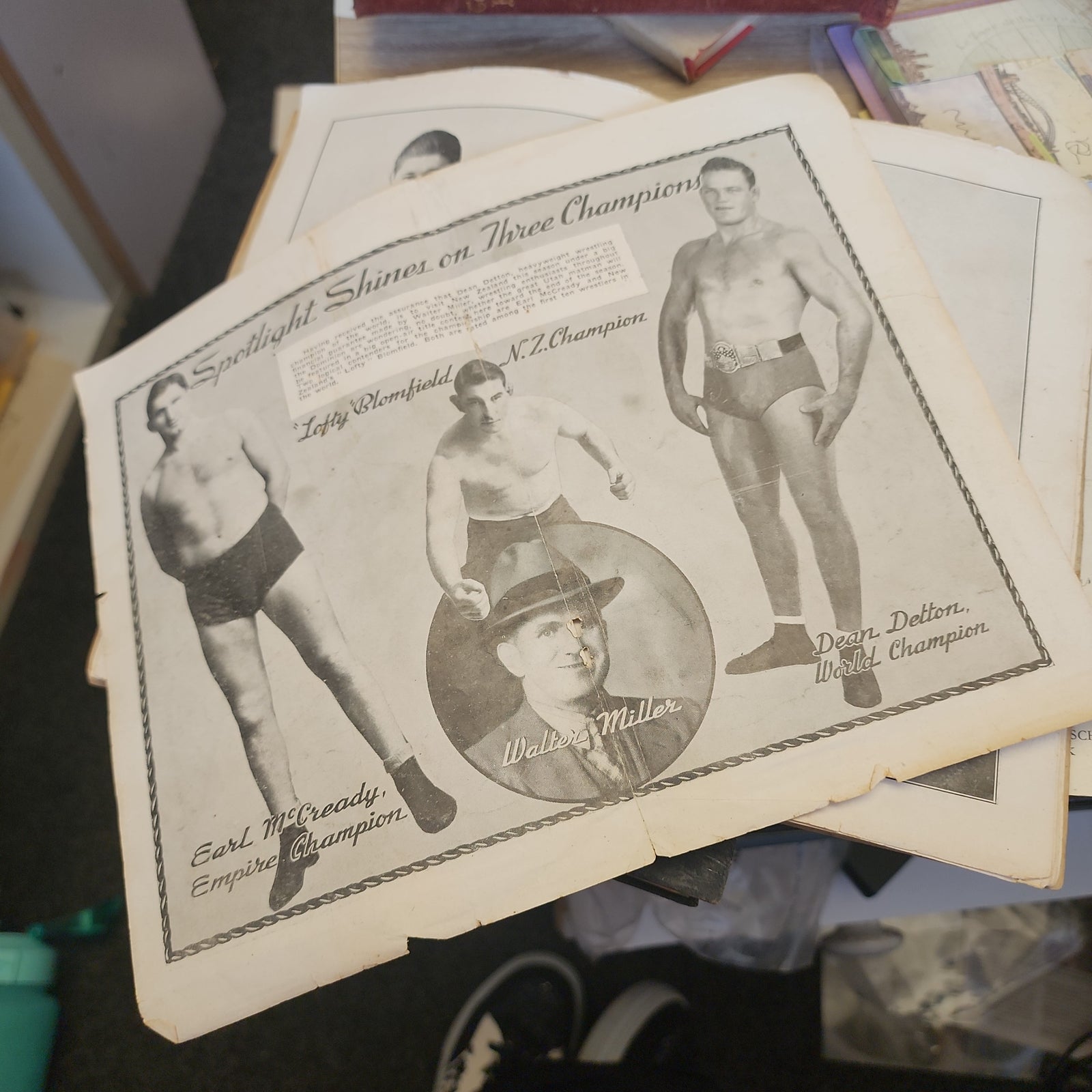 The N.Z. Sporting Life and Referee Guide to Wrestling – 1937 Edition