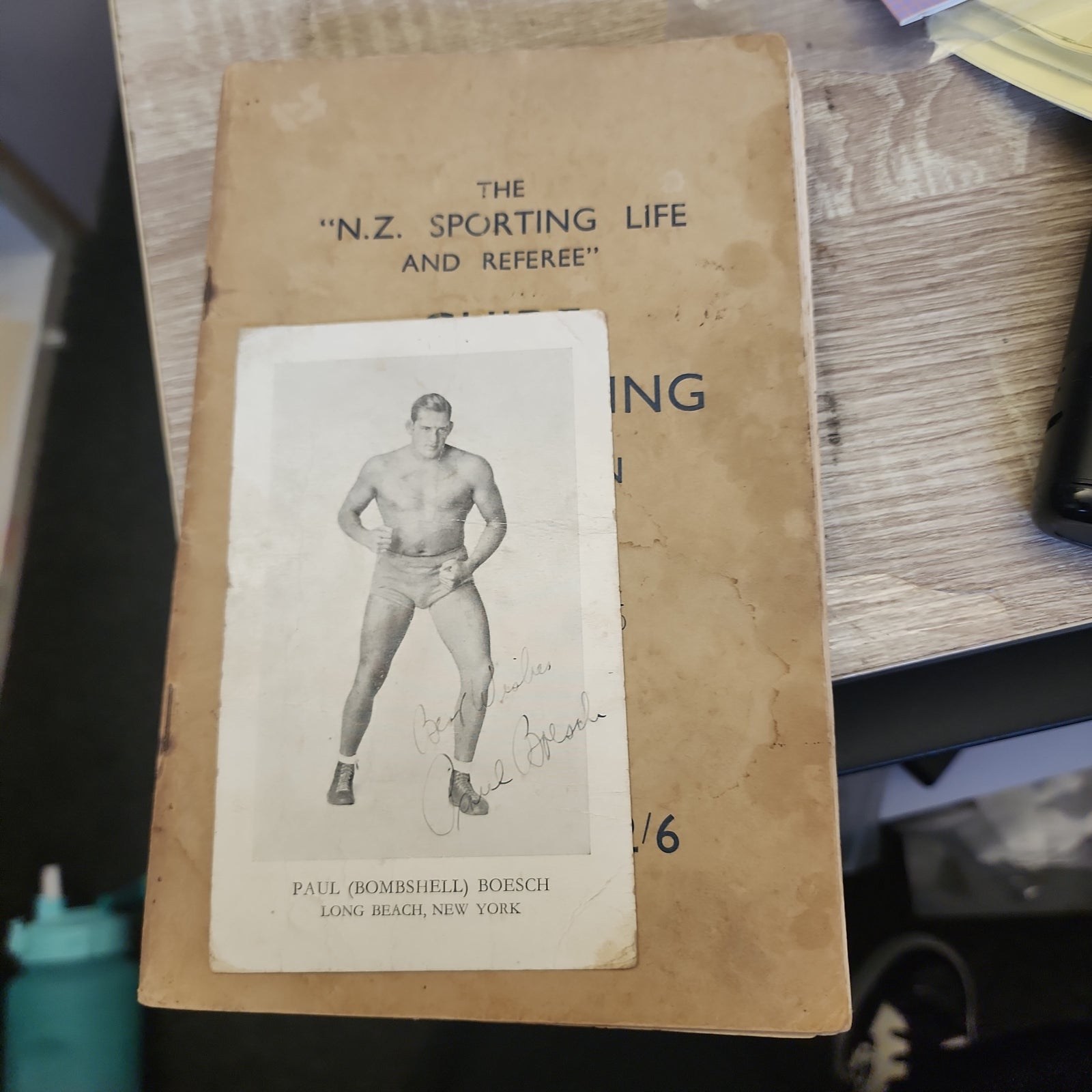 The N.Z. Sporting Life and Referee Guide to Wrestling – 1937 Edition