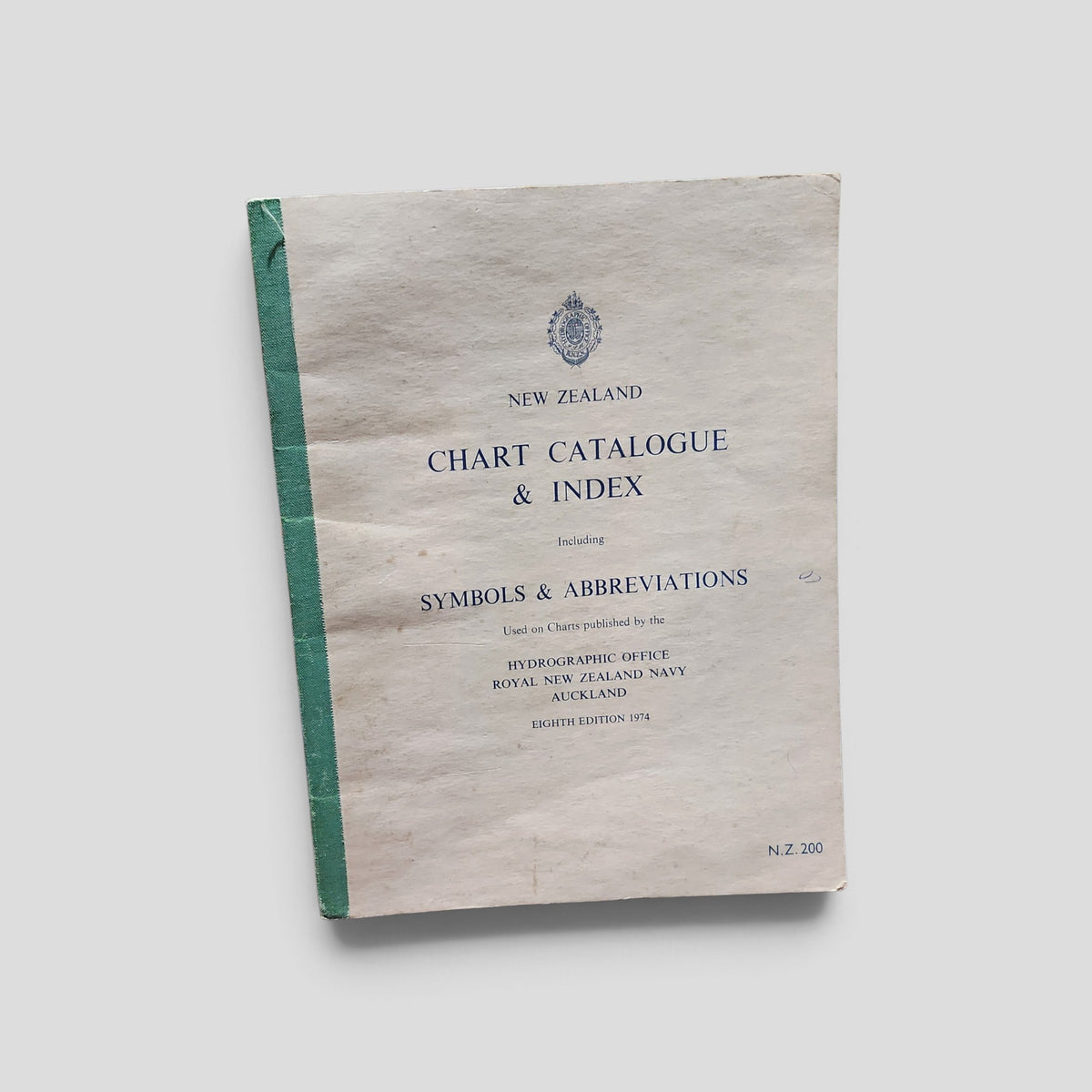 New Zealand Chart Catalogue & Index by Royal New Zealand Navy Hydrographic Office