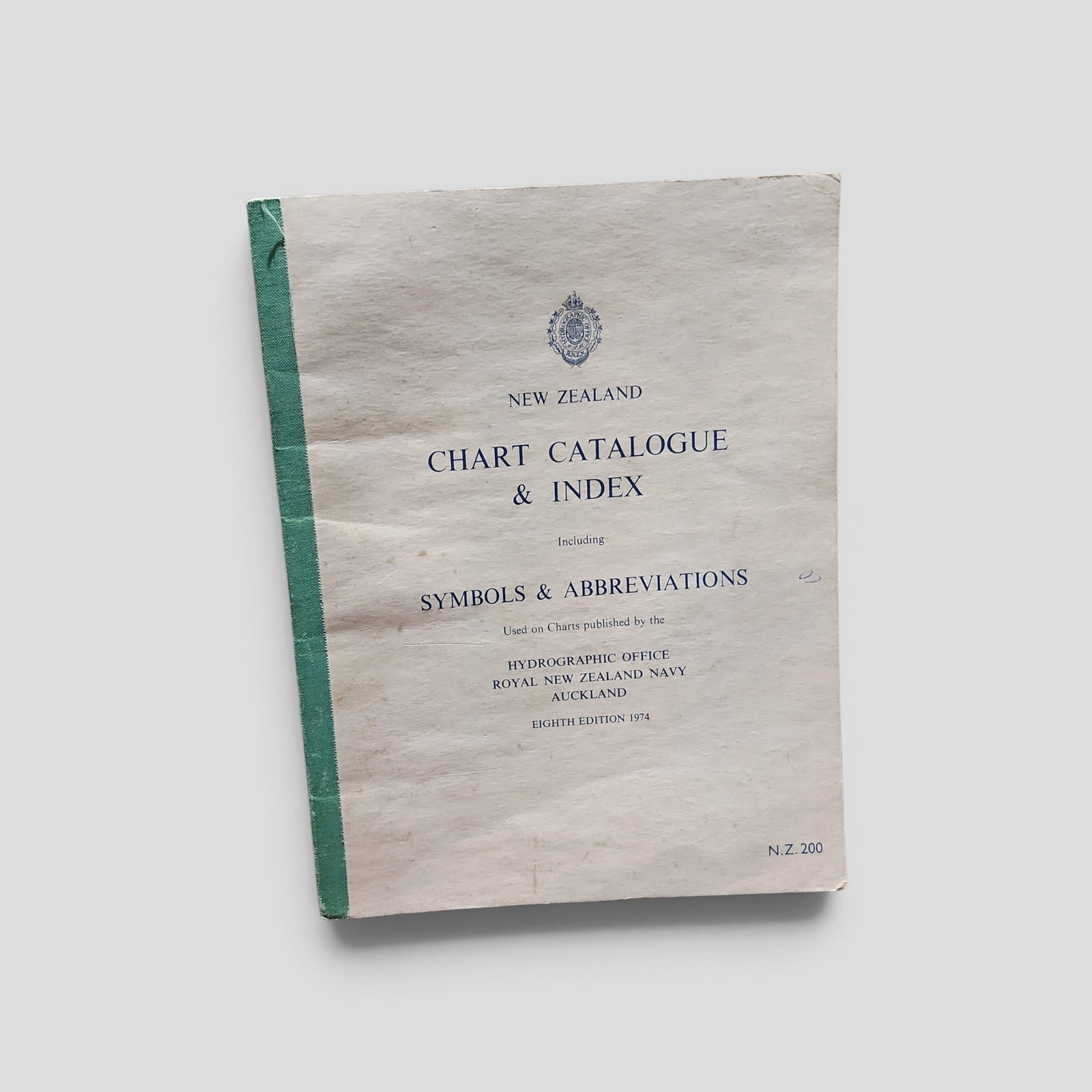 New Zealand Chart Catalogue & Index by Royal New Zealand Navy Hydrographic Office
