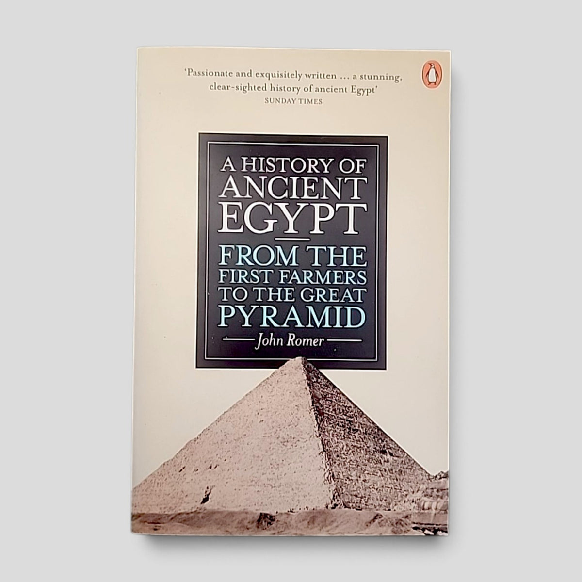 A History of Ancient Egypt by John Romer cover