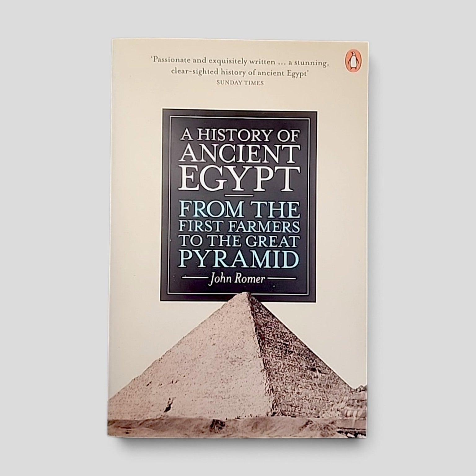 A History of Ancient Egypt by John Romer cover
