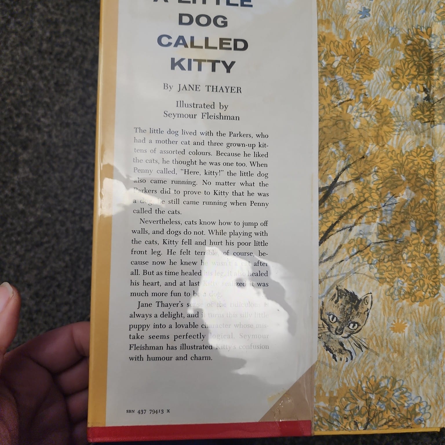 A Little Dog Called Kitty dust jacket flap