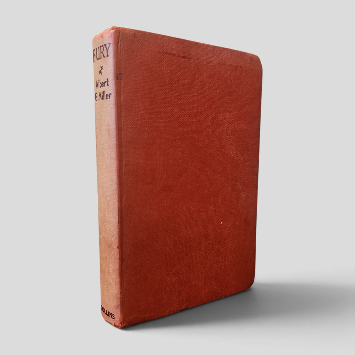 Fury by Albert G. Miller — front cover