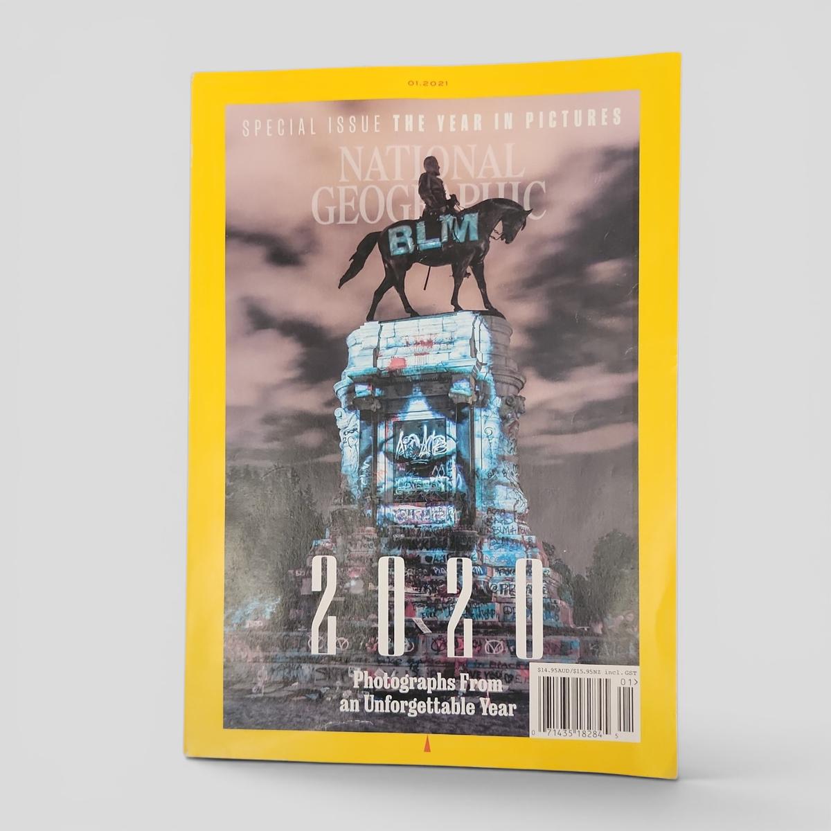 NATIONAL GEOGRAPHIC SPECIAL ISSUE THE YEAR IN PICTURES - book cover