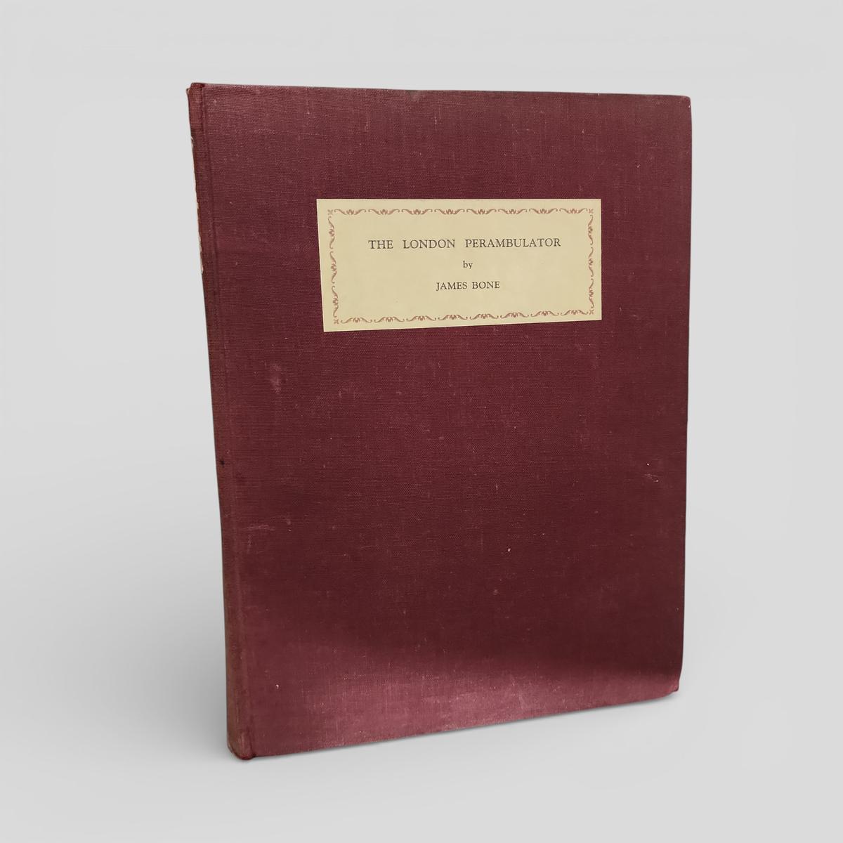 The London Perambulator by James Bone - book cover