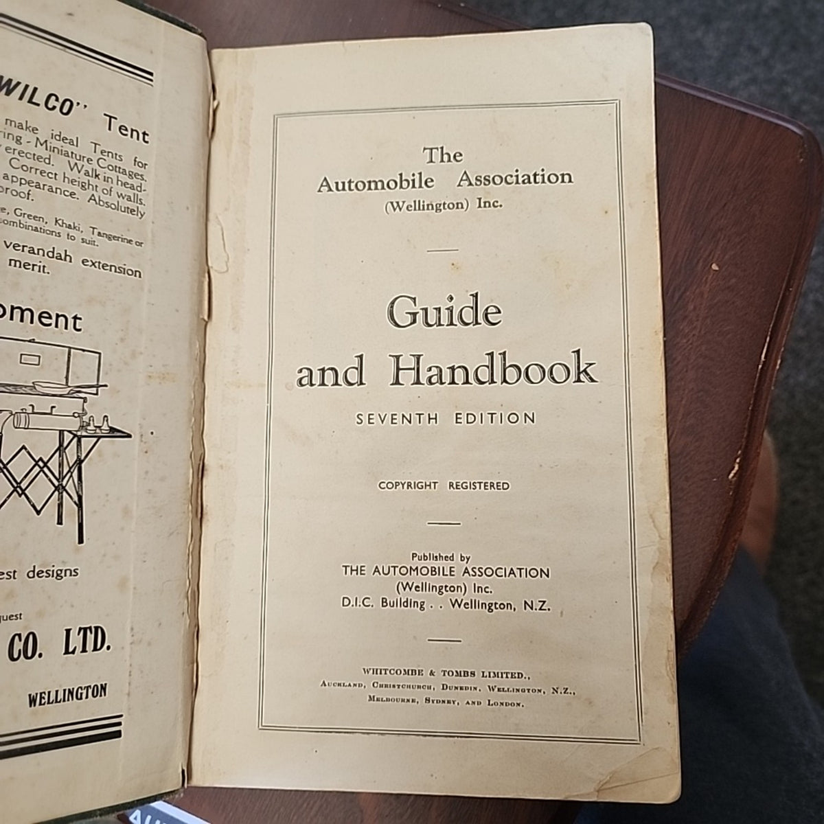 The Automobile Association Wellington Guide and Handbook Seventh Edition title page