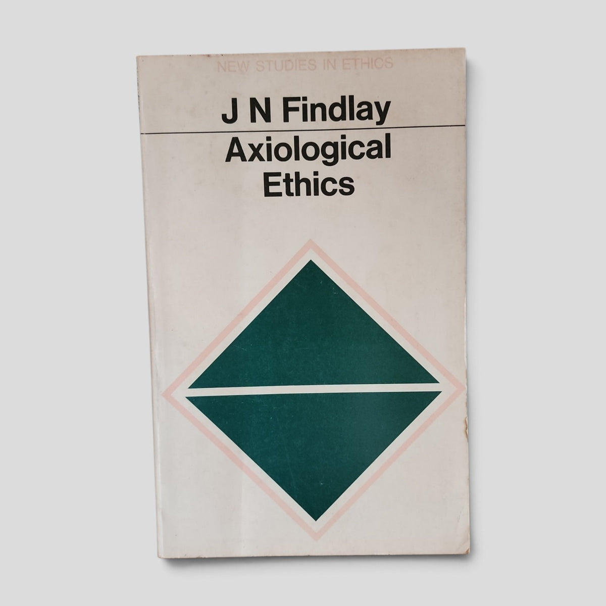 Axiological Ethics by J. N. Findlay – front cover