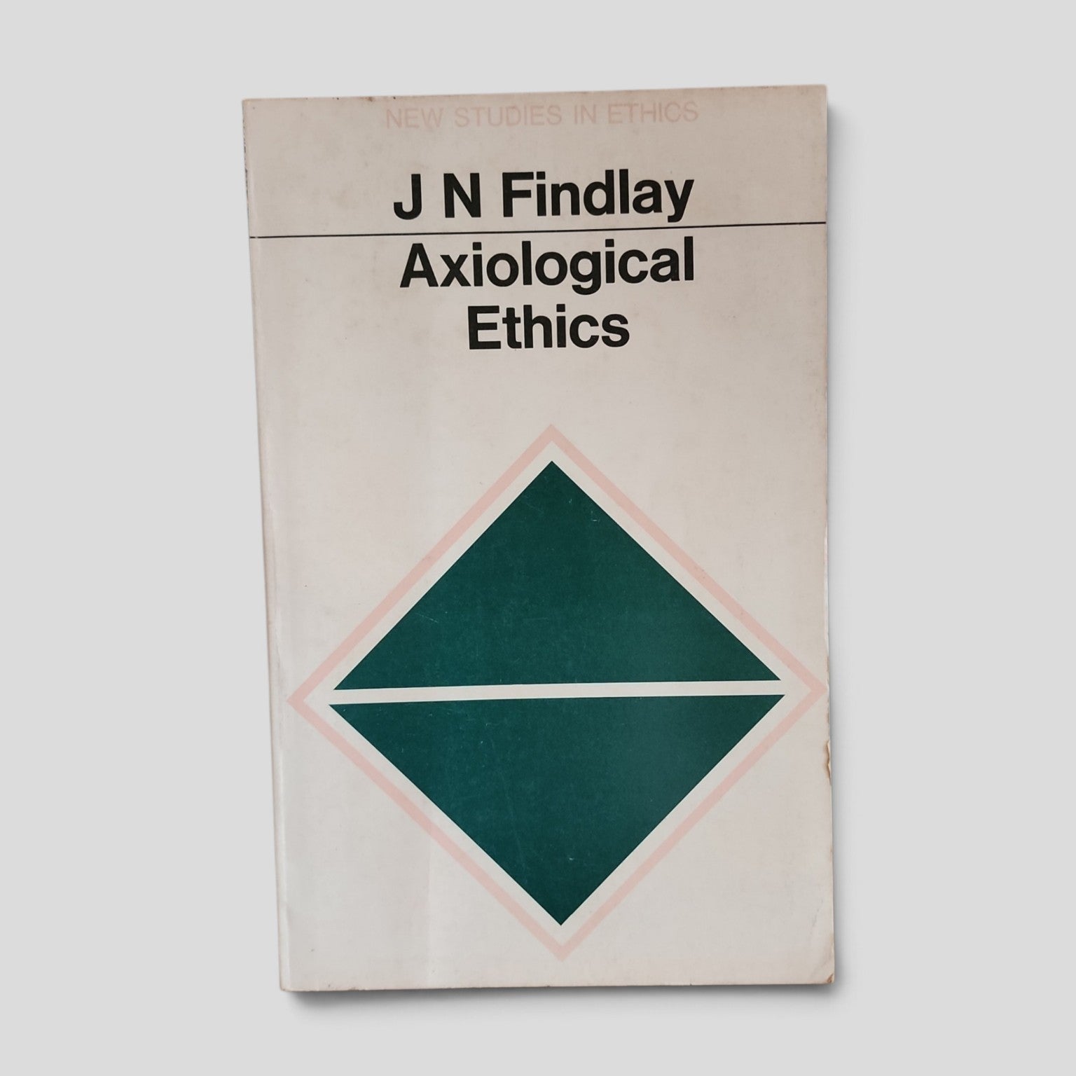 Axiological Ethics by J. N. Findlay – front cover