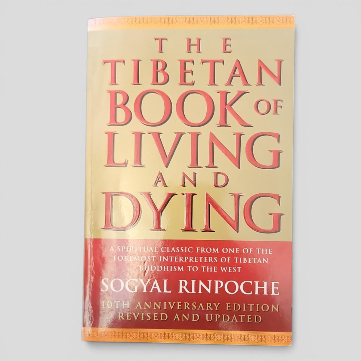 THE TIBETAN BOOK OF LIVING AND DYING by SOGYAL RINPOCHE - book cover