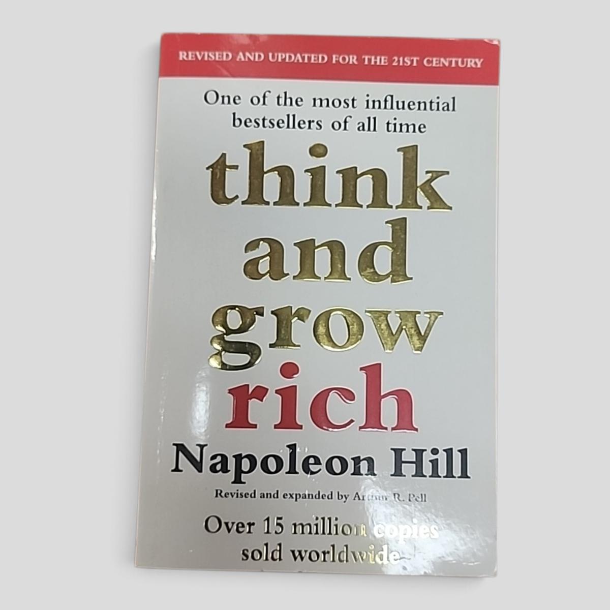 Think and Grow Rich by Napoleon Hill - book cover