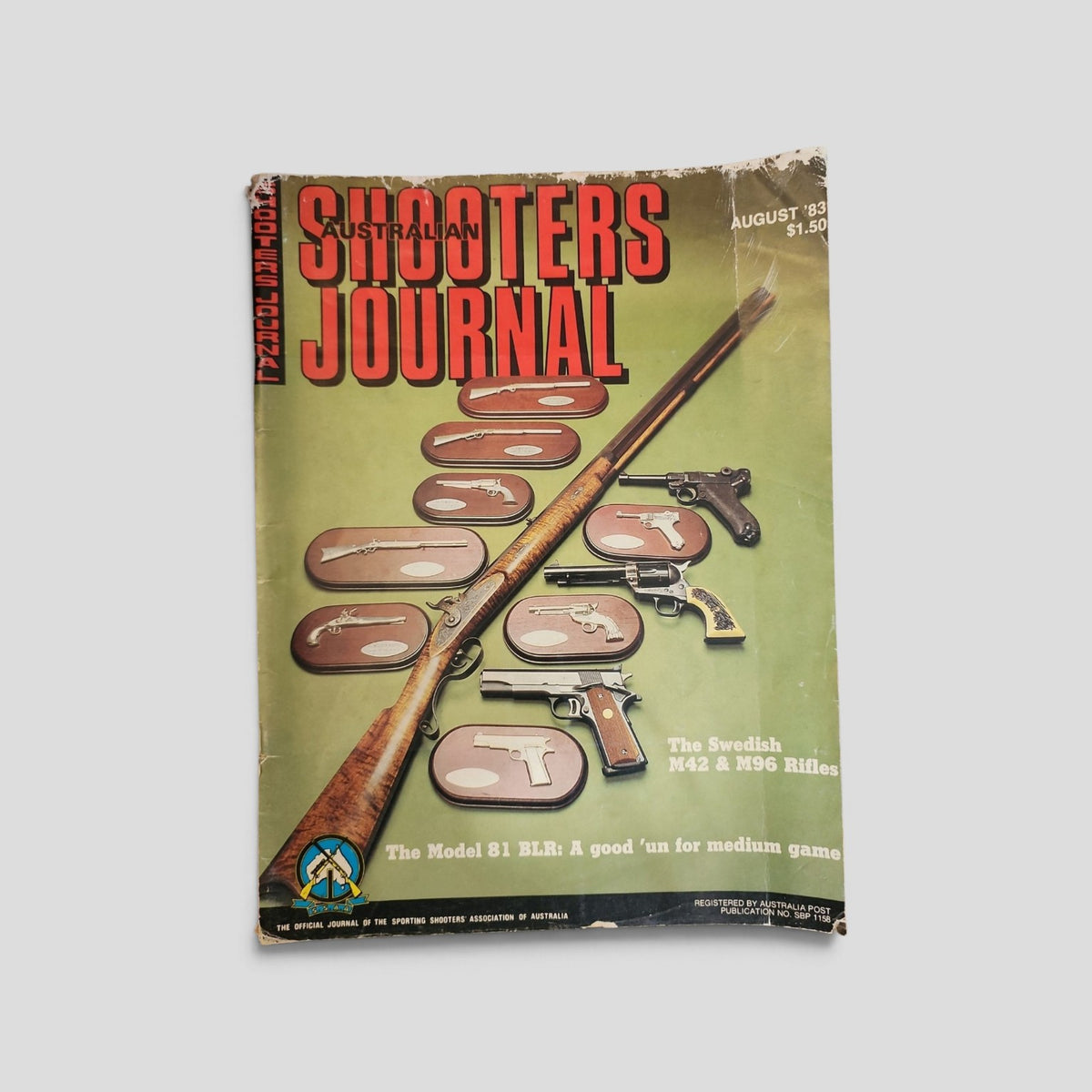 Australian Shooters Journal — August 1983 front cover
