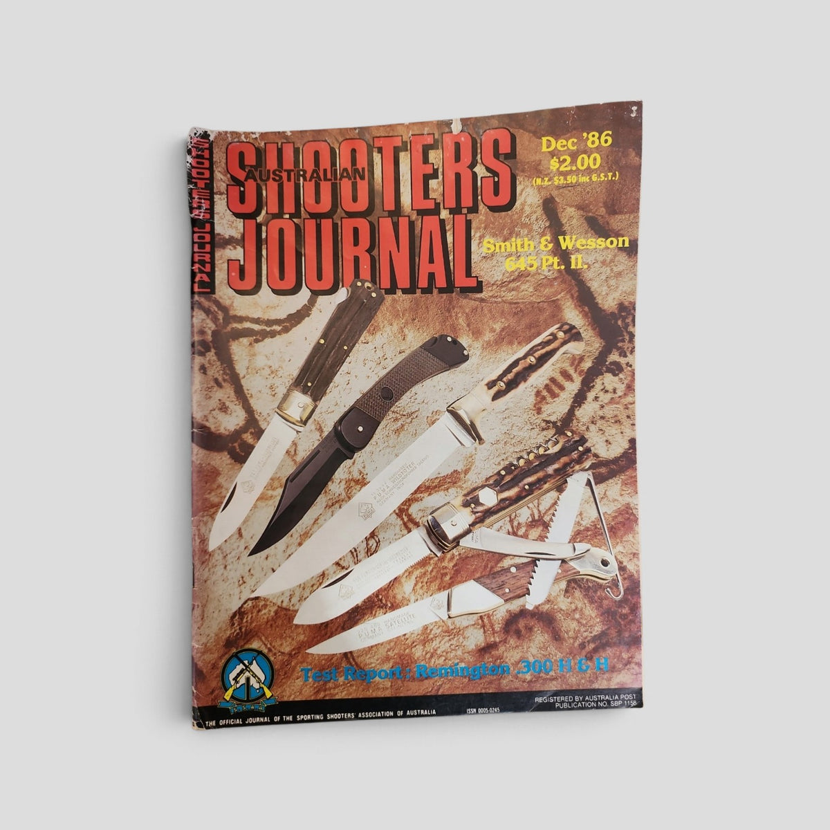 Australian Shooters Journal — December 1986 front cover