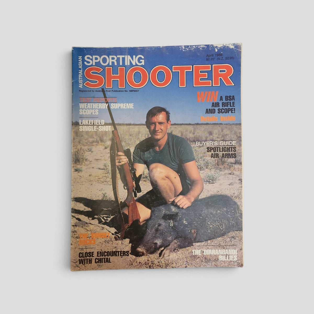 Australasian Sporting Shooter — April 1986 front cover