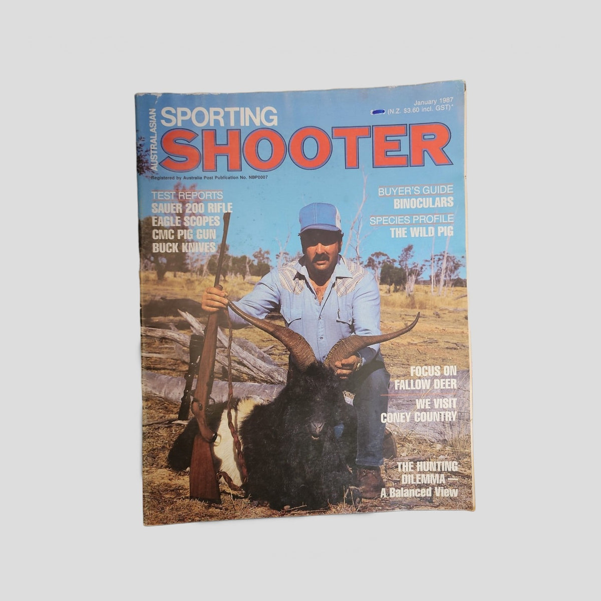 Australasian Sporting Shooter — January 1987 front cover