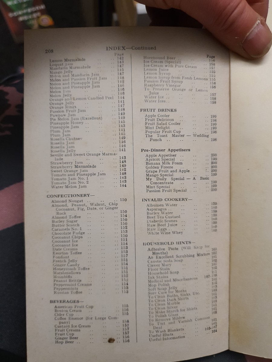 Bundaberg Branch CWA Cookery Book 1982 - Books Worth Keeping