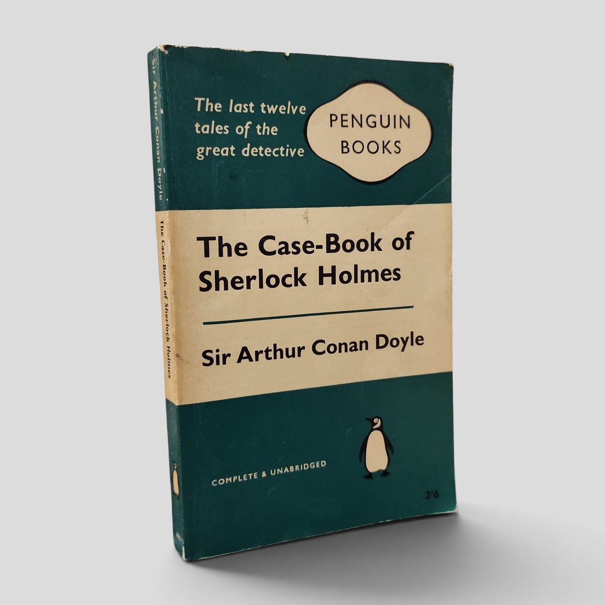 The Case-Book of Sherlock Holmes by Sir Arthur Conan Doyle, Penguin Books 1960 reprint paperback