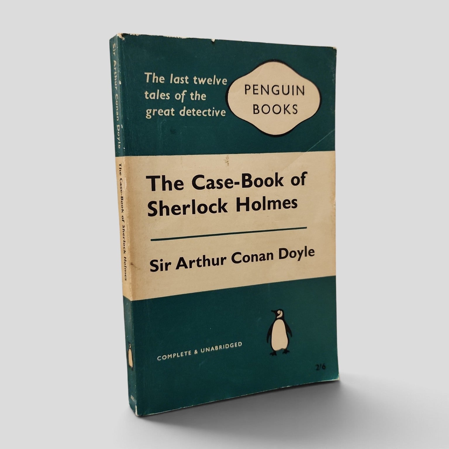The Case-Book of Sherlock Holmes by Sir Arthur Conan Doyle, Penguin Books 1960 reprint paperback
