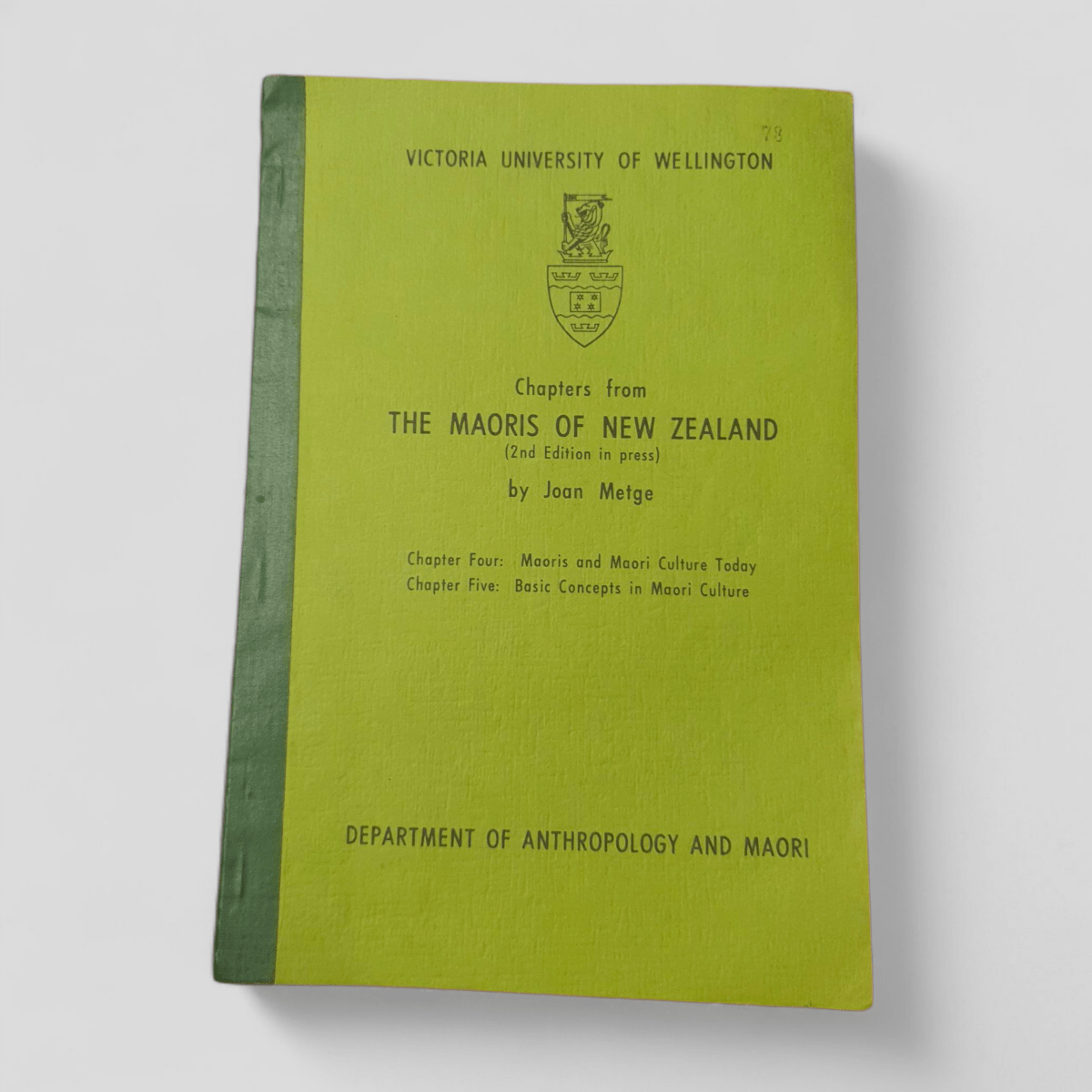 Chapters from The Maoris of New Zealand by Joan Metge - Books Worth Keeping