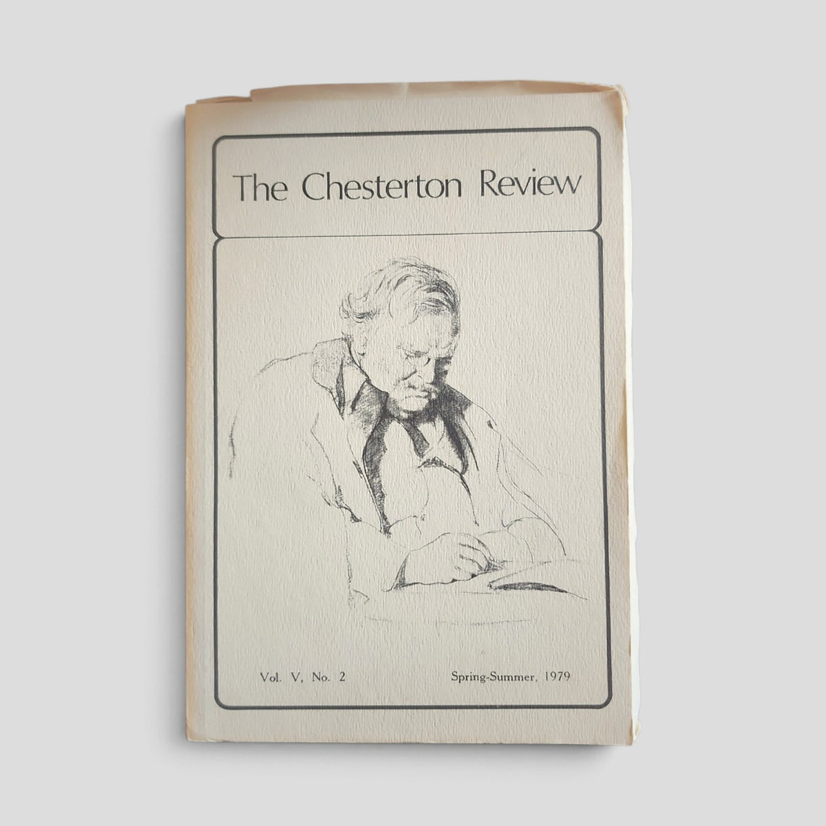 The Chesterton Review: Vol. 5, No. 2 (Spring–Summer 1979) by Ian Boyd (Editor) — front cover