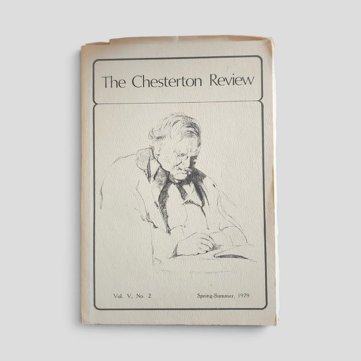 The Chesterton Review: Vol. 5, No. 2 (Spring–Summer 1979) by Ian Boyd (Editor) — front cover