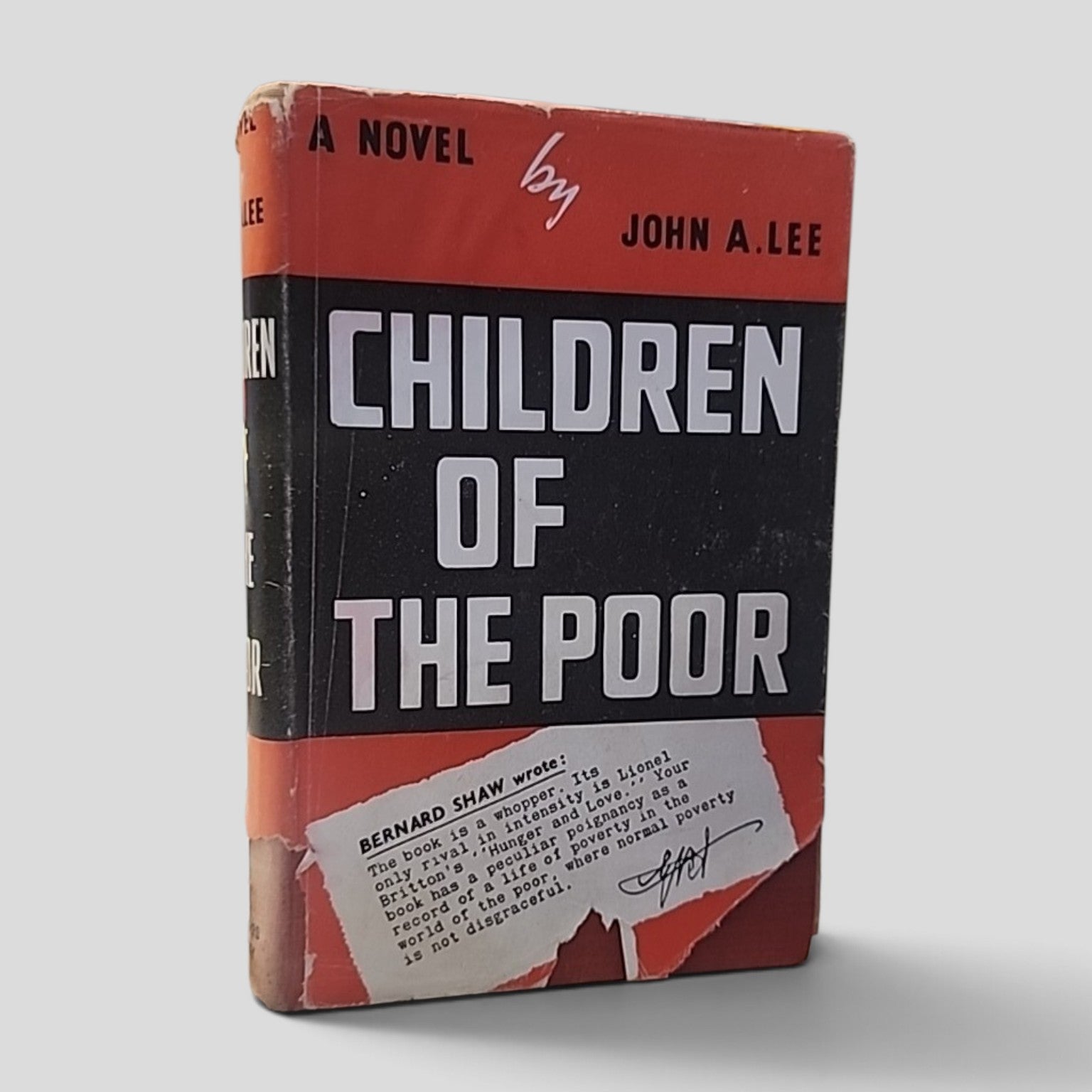 Children of the Poor by John A. Lee, 1949 hardcover with dust jacket