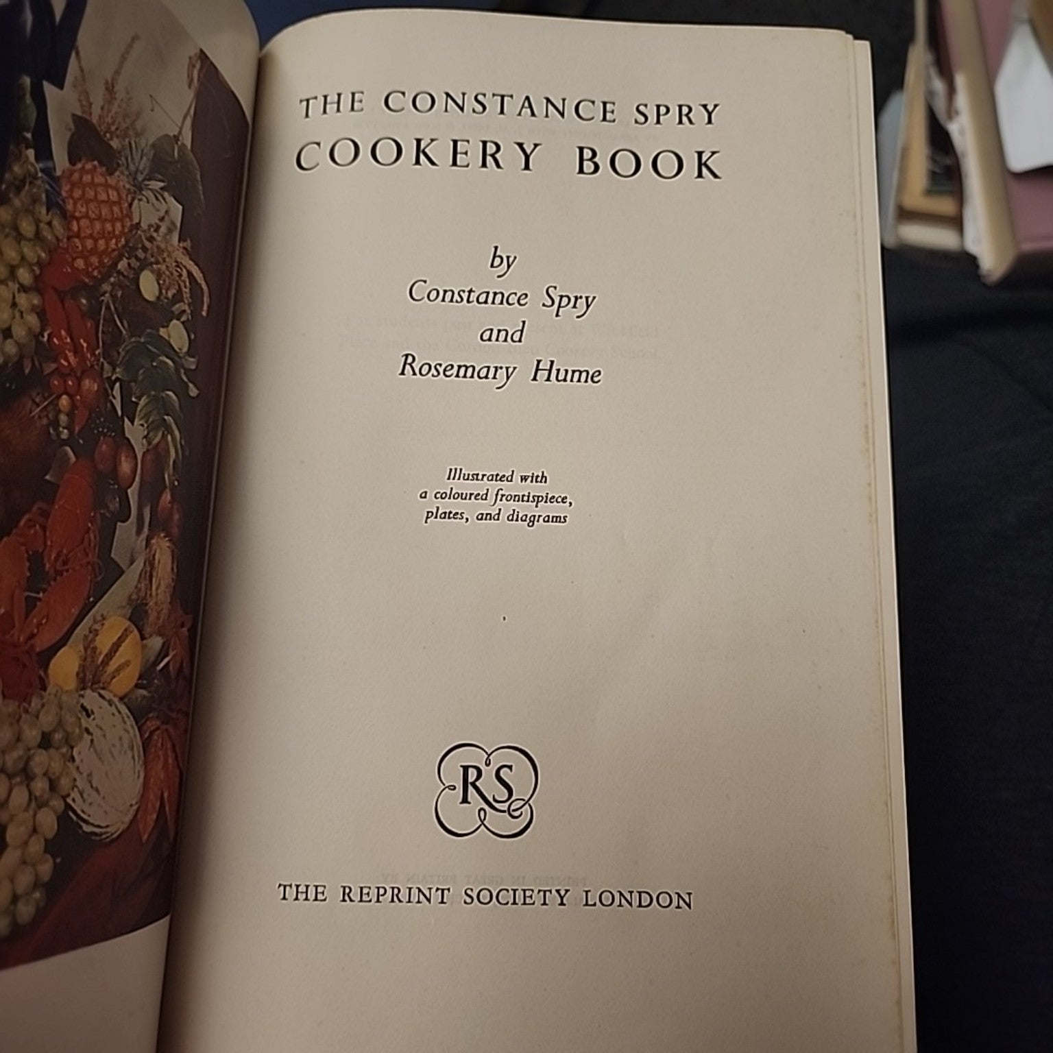 Title page of The Constance Spry Cookery Book by Constance Spry and Rosemary Hume