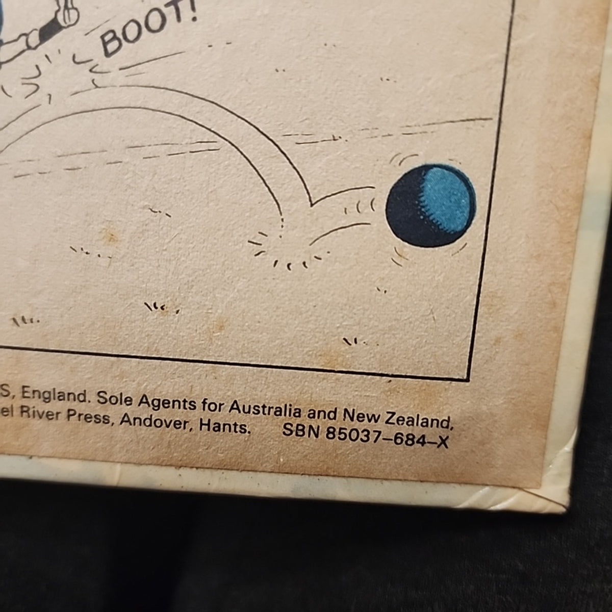 Cor!! Comic Annual 1982 publication details showing SBN 85037-684-X