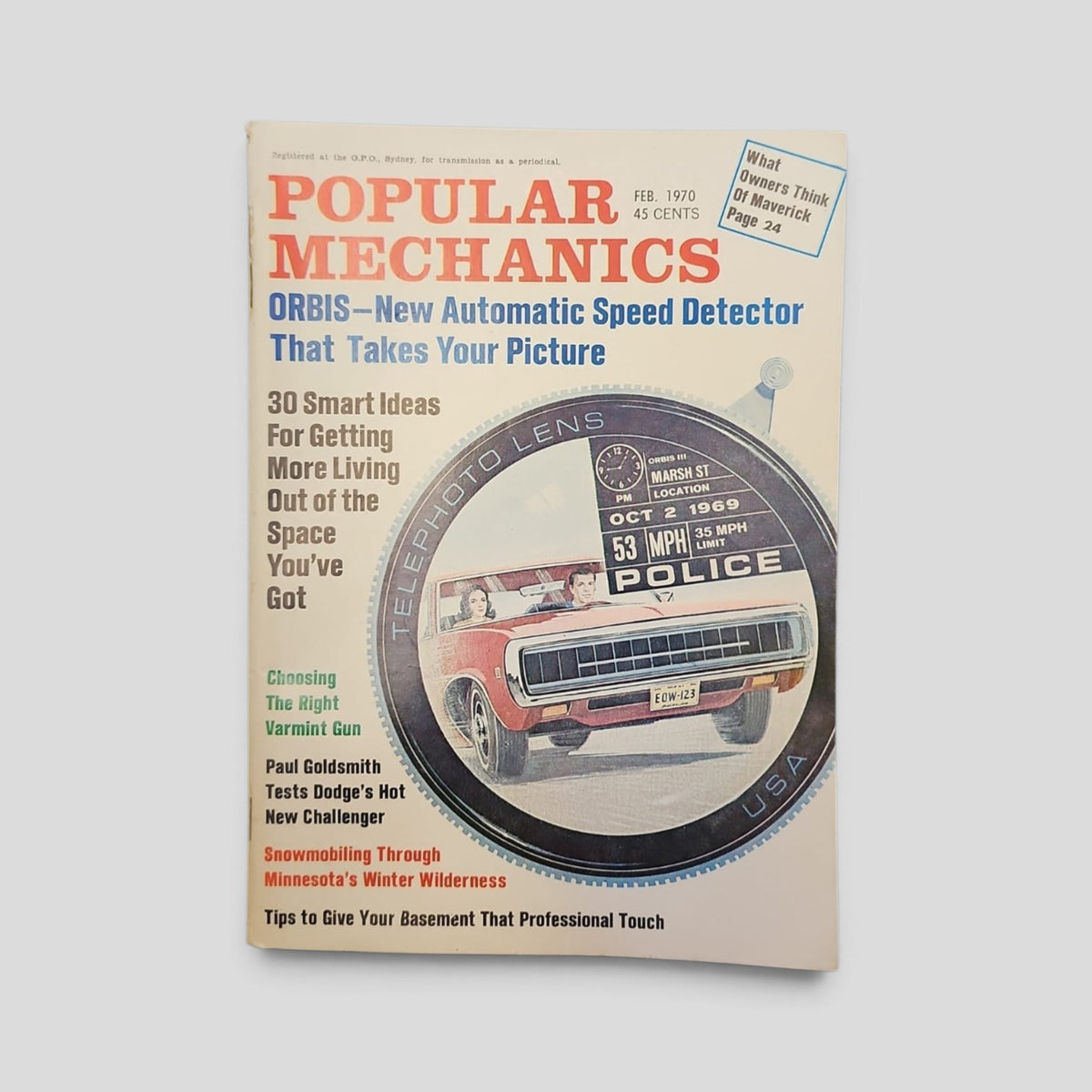 Popular Mechanics Magazine February 1970