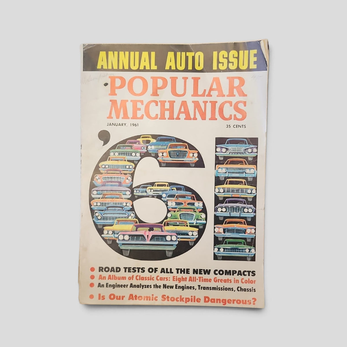 Popular Mechanics Magazine January 1961 front cover