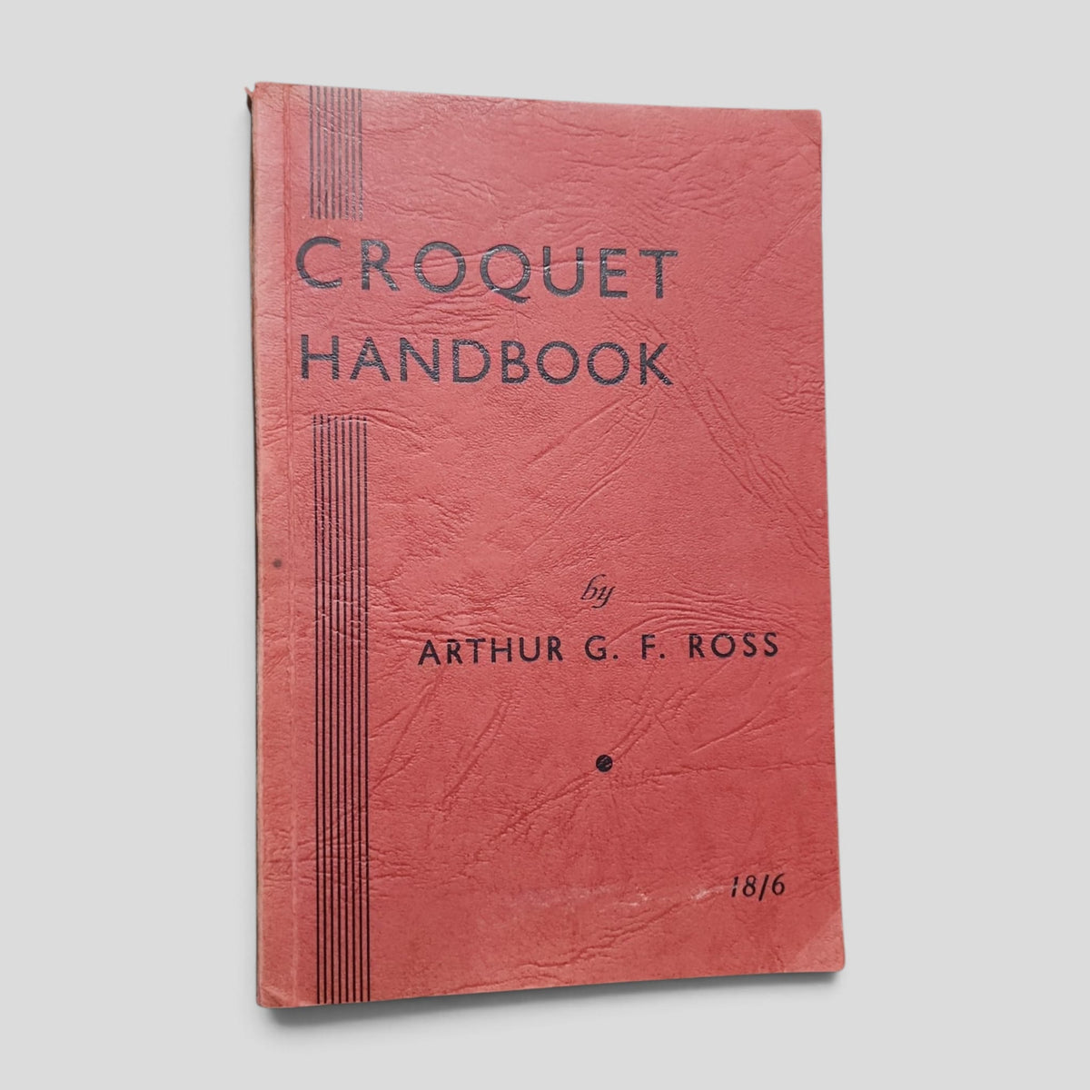 Croquet Handbook by Arthur G. F. Ross front cover