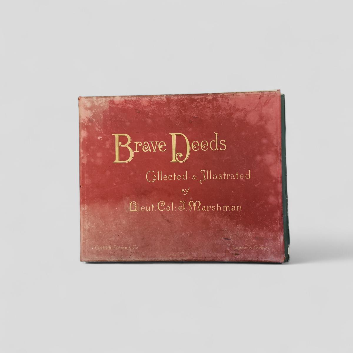 Brave Deeds by Lieut. Col. J. Marshman - book cover
