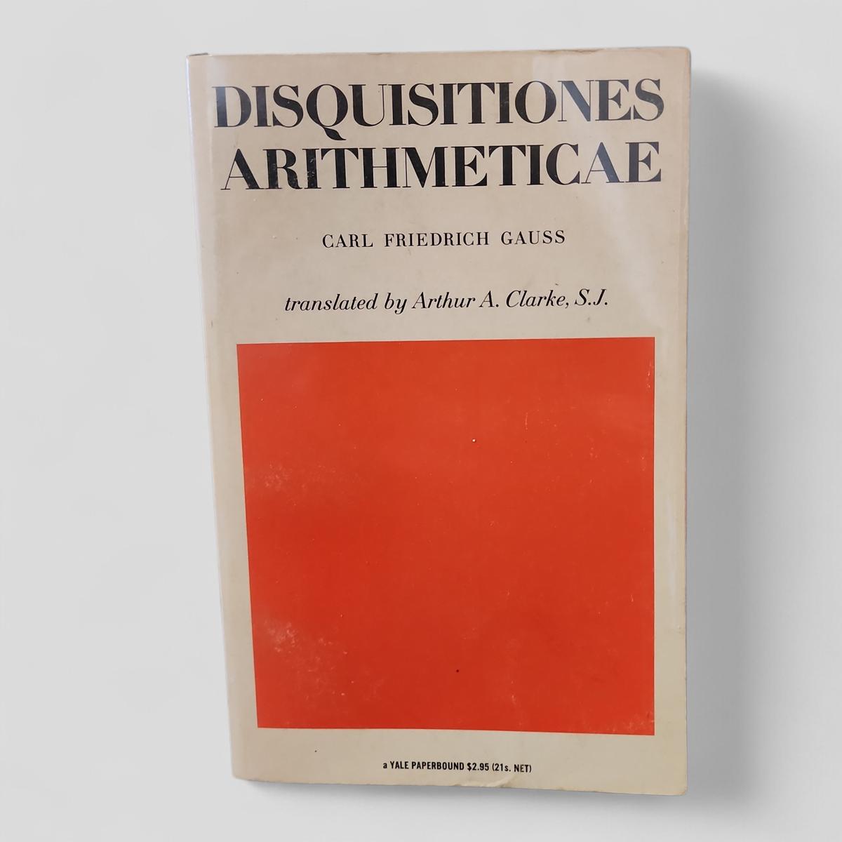 Disquisitiones Arithmeticae by Carl Friedrich Gauss - book cover