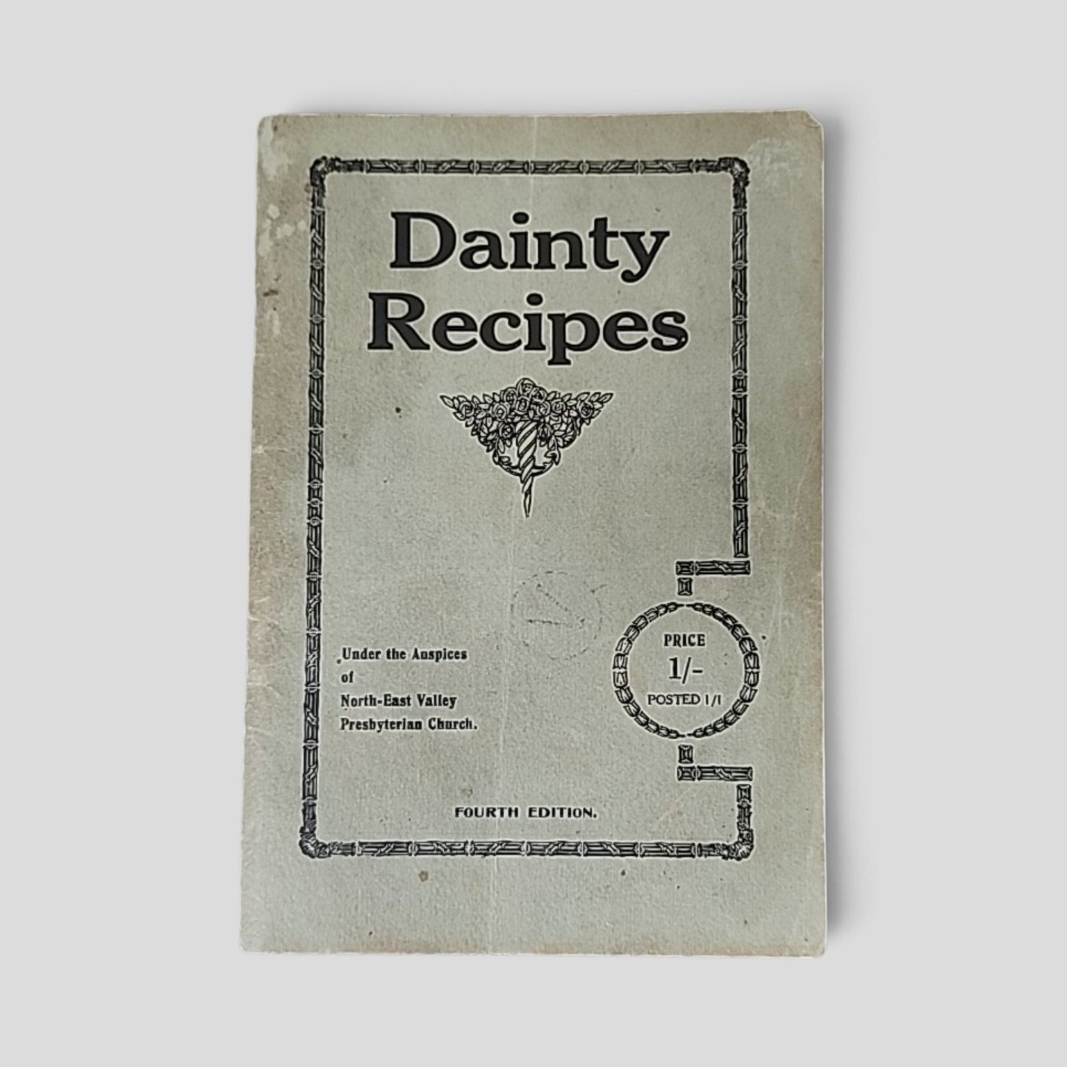 Dainty Recipes fourth edition 1930 book cover