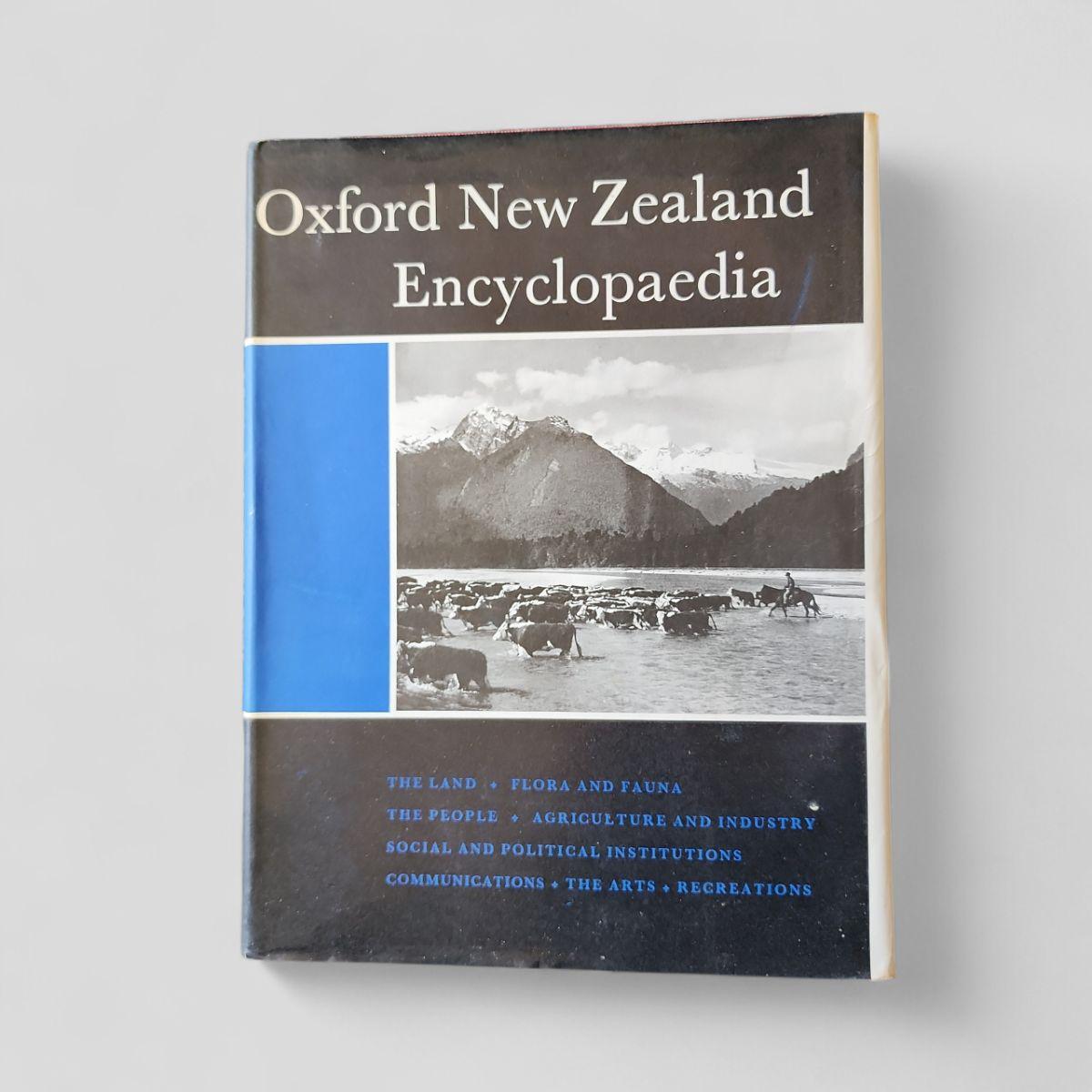 Oxford New Zealand Encyclopaedia by Laura E. Salt - book cover