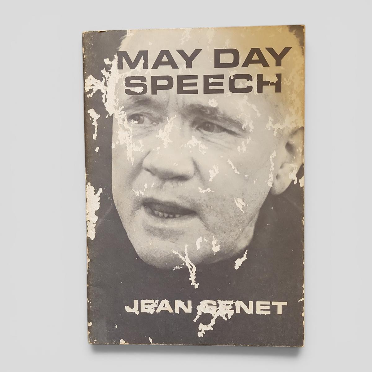MAY DAY SPEECH by JEAN GENET - book cover