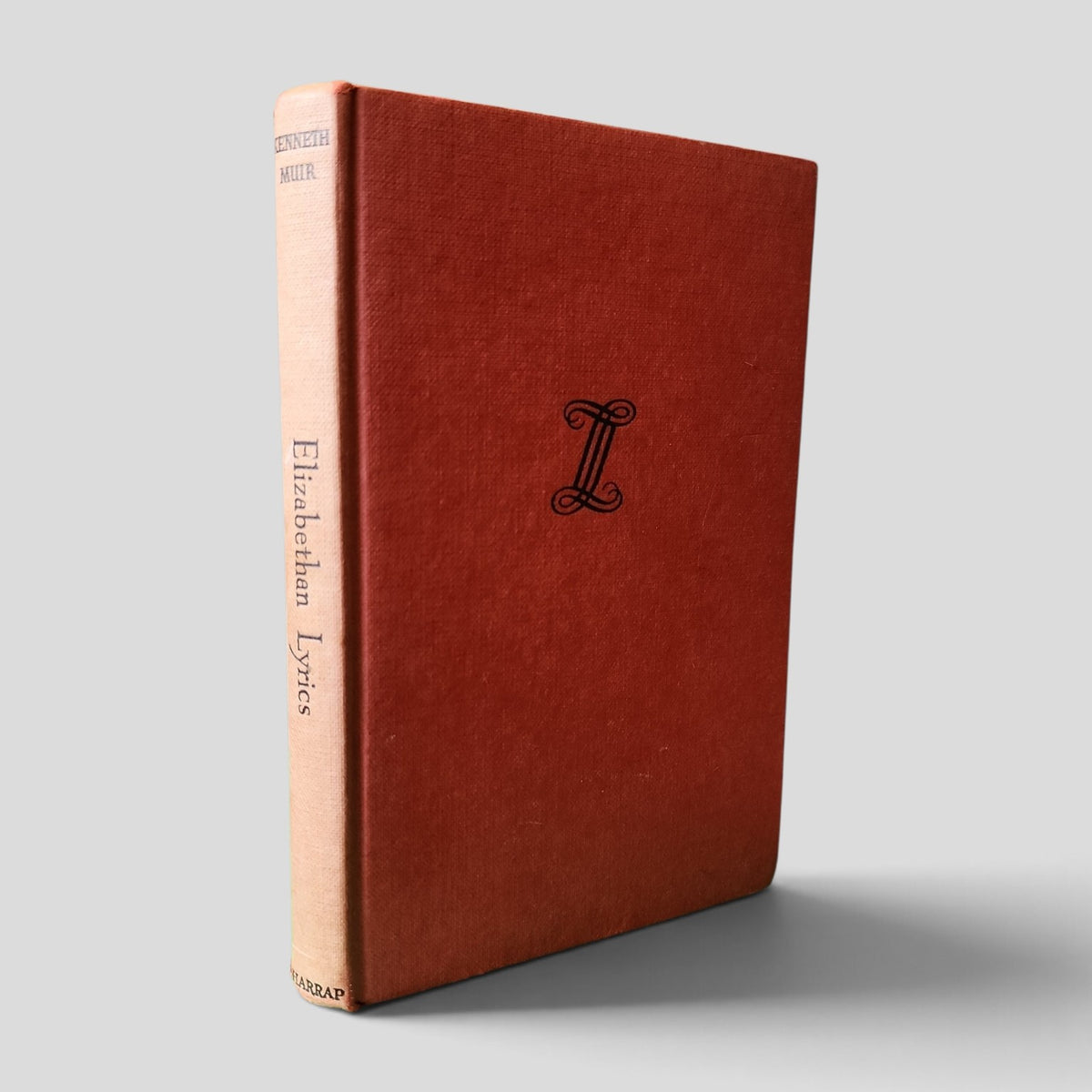 Elizabethan Lyrics: A Critical Anthology edited by Kenneth Muir, red cloth hardcover