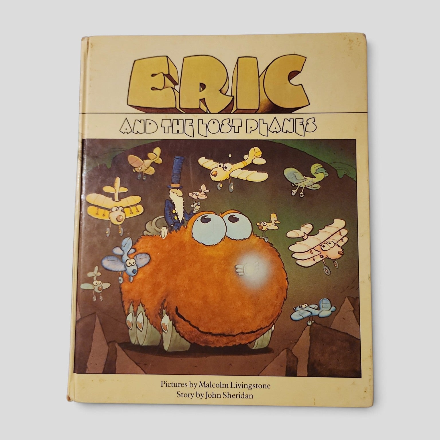 Eric and the Lost Planes by John Sheridan, illustrated by Malcolm Livingstone, 1978 Marshall Cavendish hardcover cover