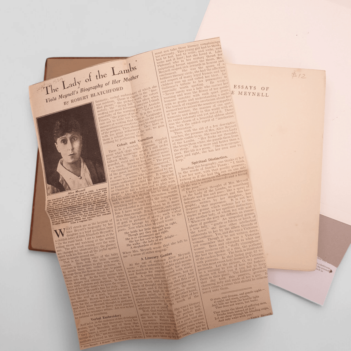 Essays – Alice Meynell (1923 Burns Oates & Washbourne) - Books Worth Keeping